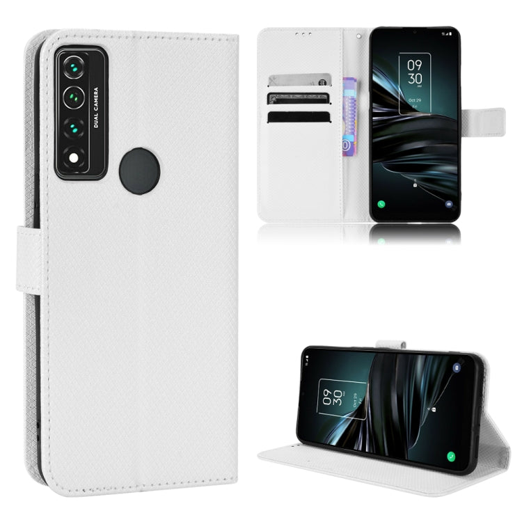 For TCL 4X 5G / T601DL Diamond Texture Leather Phone Case