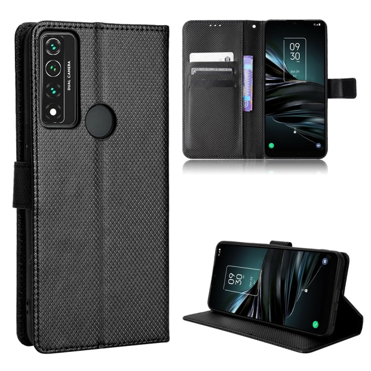 For TCL 4X 5G / T601DL Diamond Texture Leather Phone Case
