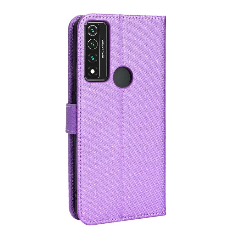 For TCL 4X 5G / T601DL Diamond Texture Leather Phone Case