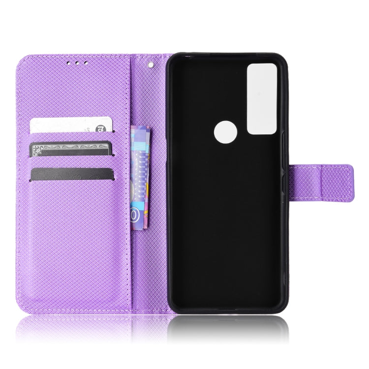 For TCL 4X 5G / T601DL Diamond Texture Leather Phone Case