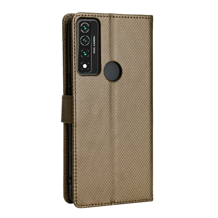 For TCL 4X 5G / T601DL Diamond Texture Leather Phone Case