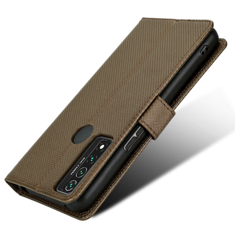 For TCL 4X 5G / T601DL Diamond Texture Leather Phone Case
