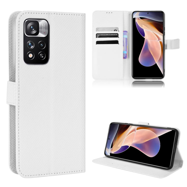 For Xiaomi Redmi Note 11 Pro China Diamond Texture Leather Phone Case