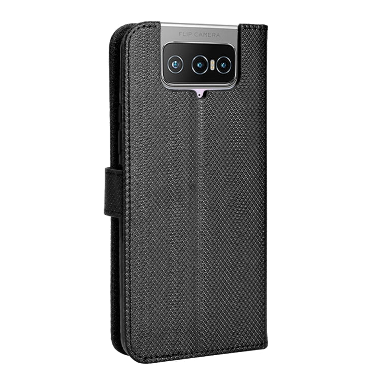 For Asus Zenfone 7 ZS670KS / 7 Pro ZS671KS Diamond Texture Leather Phone Case