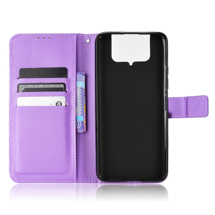 For Asus Zenfone 7 ZS670KS / 7 Pro ZS671KS Diamond Texture Leather Phone Case