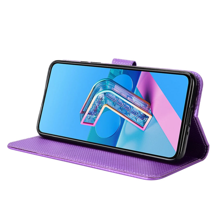 For Asus Zenfone 7 ZS670KS / 7 Pro ZS671KS Diamond Texture Leather Phone Case