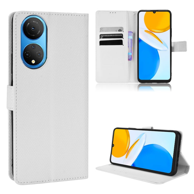 For Honor X7 Diamond Texture Leather Phone Case