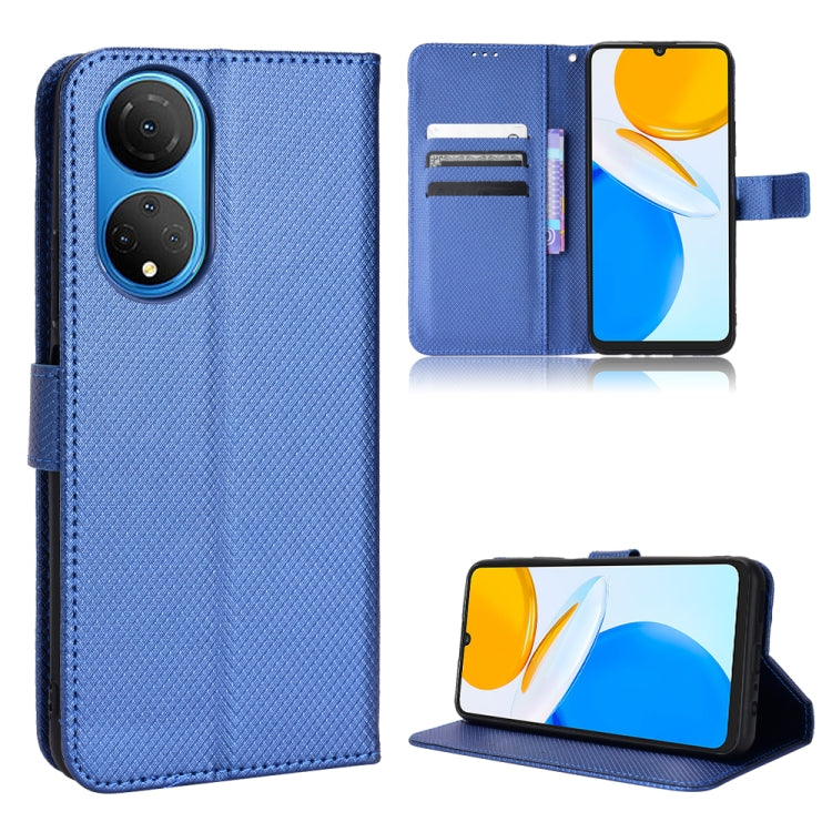 For Honor X7 Diamond Texture Leather Phone Case