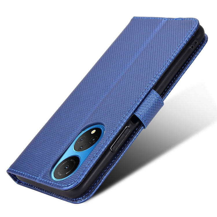 For Honor X7 Diamond Texture Leather Phone Case