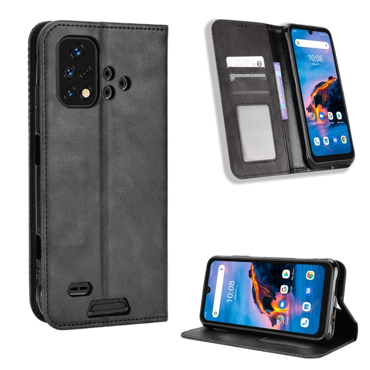 For Umidigi Bison X10G / X10G NFC Magnetic Buckle Retro Texture Leather Phone Case