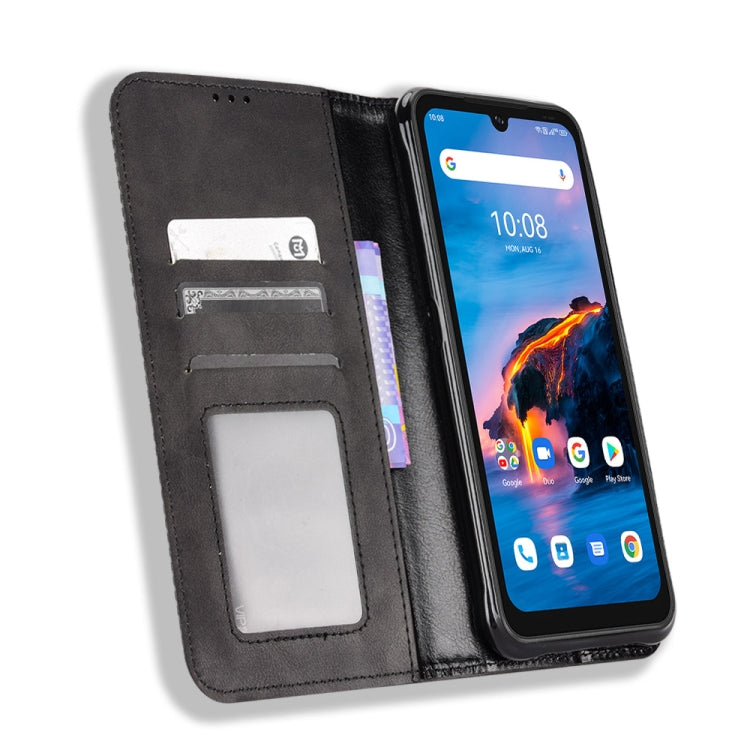 For Umidigi Bison X10G / X10G NFC Magnetic Buckle Retro Texture Leather Phone Case