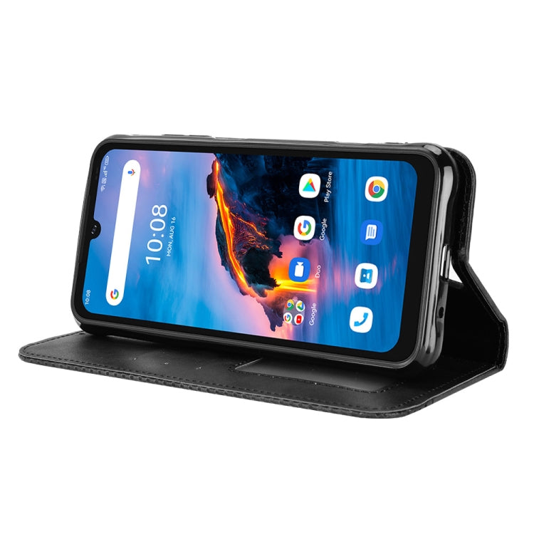 For Umidigi Bison X10G / X10G NFC Magnetic Buckle Retro Texture Leather Phone Case