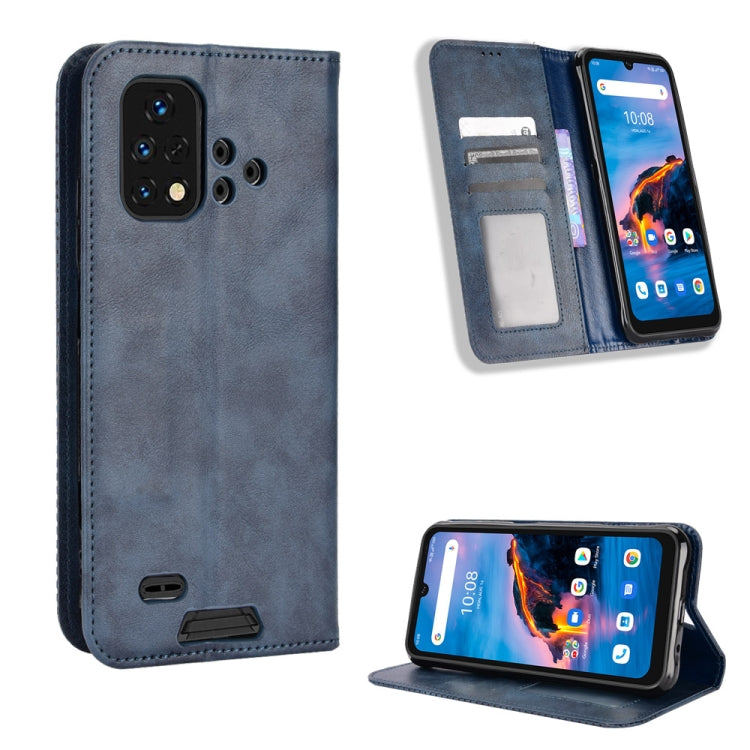 For Umidigi Bison X10G / X10G NFC Magnetic Buckle Retro Texture Leather Phone Case