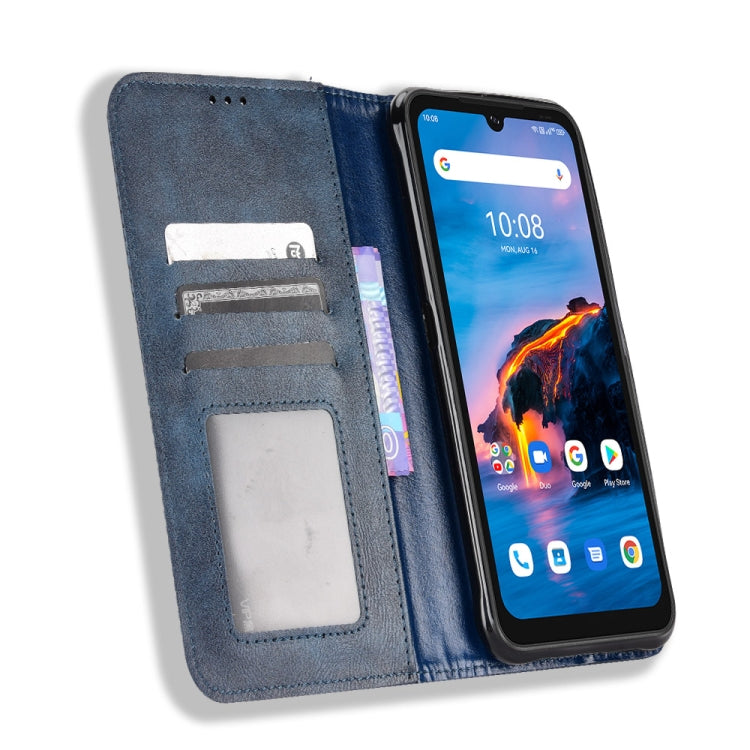 For Umidigi Bison X10G / X10G NFC Magnetic Buckle Retro Texture Leather Phone Case