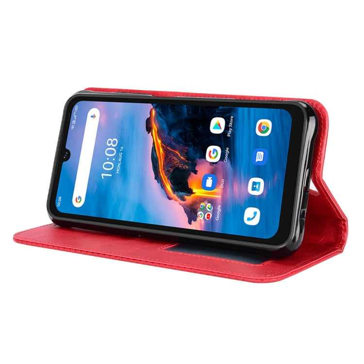 For Umidigi Bison X10G / X10G NFC Magnetic Buckle Retro Texture Leather Phone Case