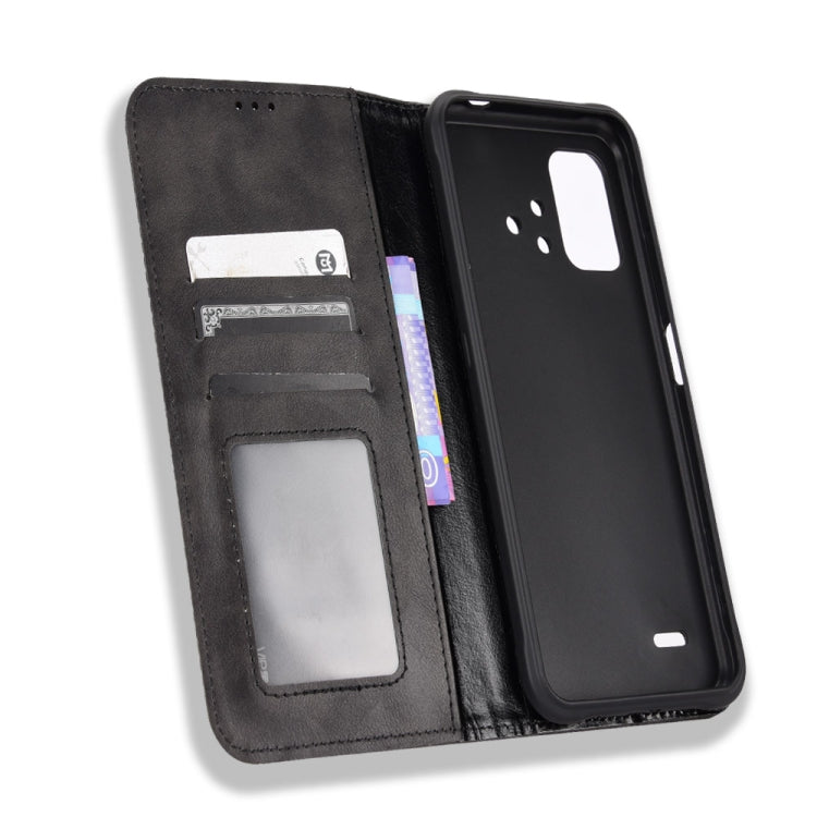 For Umidigi Bison X10S / X10S NFC Magnetic Buckle Retro Texture Leather Phone Case