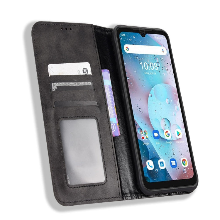 For Umidigi Bison X10S / X10S NFC Magnetic Buckle Retro Texture Leather Phone Case