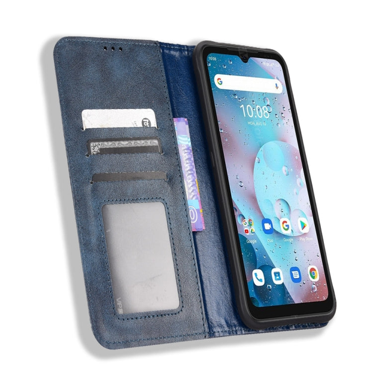 For Umidigi Bison X10S / X10S NFC Magnetic Buckle Retro Texture Leather Phone Case