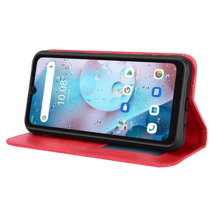 For Umidigi Bison X10S / X10S NFC Magnetic Buckle Retro Texture Leather Phone Case