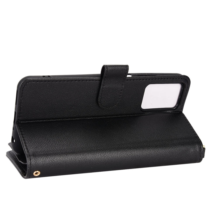 For ZTE Blade V30 Vita / V2022 Litchi Texture Zipper Leather Phone Case