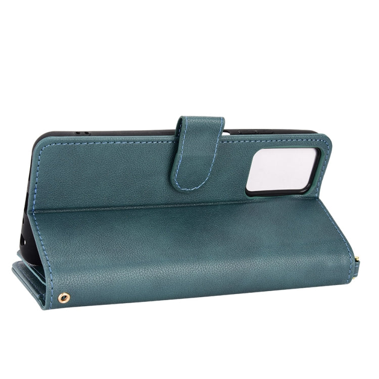 For ZTE Blade V30 Vita / V2022 Litchi Texture Zipper Leather Phone Case