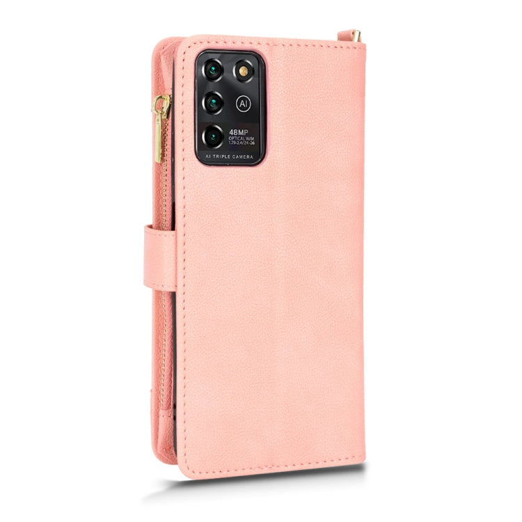 For ZTE Blade V30 Vita / V2022 Litchi Texture Zipper Leather Phone Case