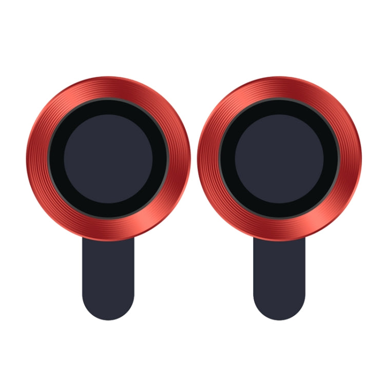 For iPhone 13 / 13 mini CD Texture Metal Lens Tempered Film