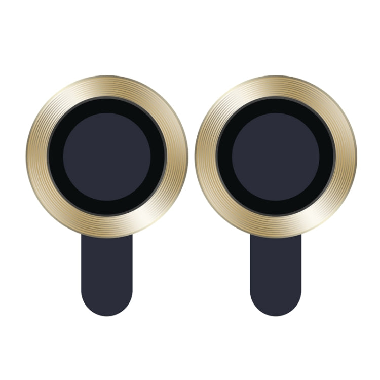 For iPhone 13 / 13 mini CD Texture Metal Lens Tempered Film