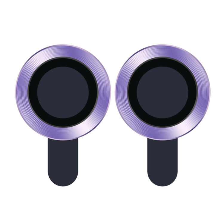 For iPhone 13 / 13 mini CD Texture Metal Lens Tempered Film