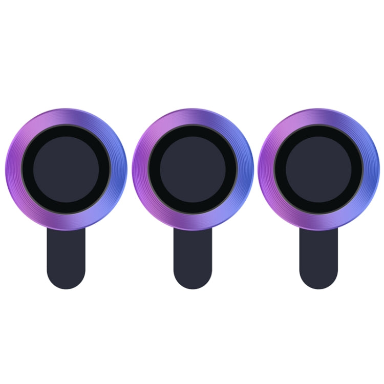 For iPhone 13 Pro / 13 Pro Max CD Texture Metal Lens Tempered Film