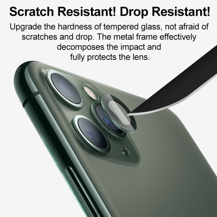 For iPhone 13 Pro / 13 Pro Max CD Texture Metal Lens Tempered Film