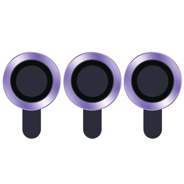 For iPhone 12 Pro CD Texture Metal Lens Tempered Film