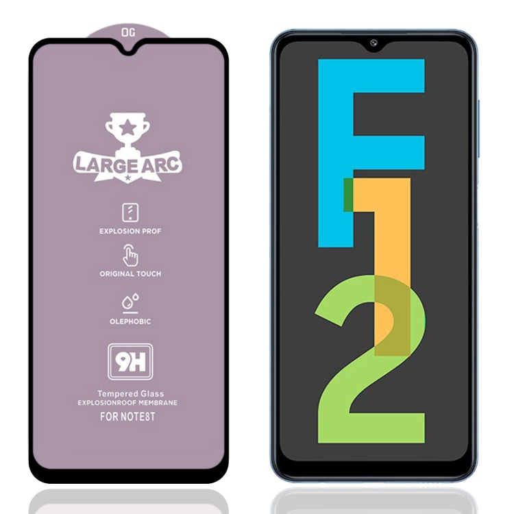 9H HD Alumina Tempered Glass Film For Samsung Galaxy F12
