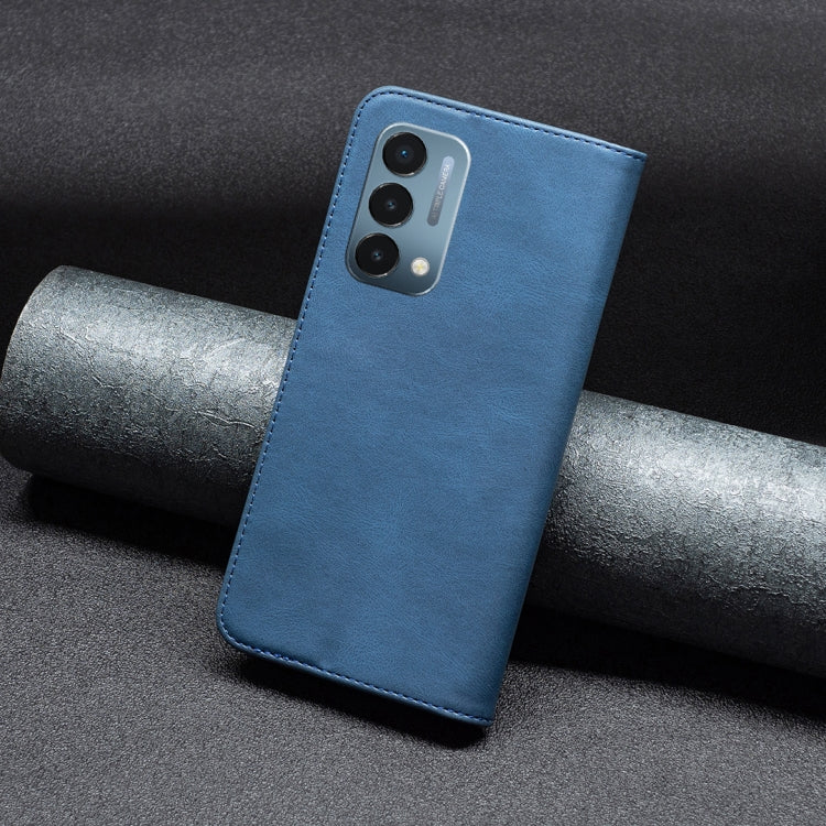For OnePlus Nord N200 5G Magnetic RFID Blocking Anti-Theft Leather Phone Case
