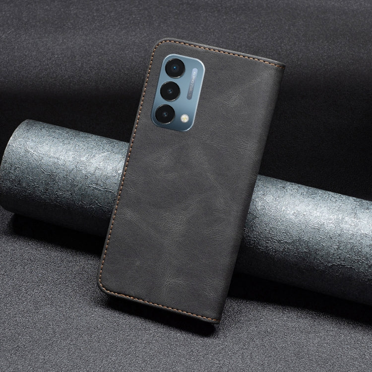 For OnePlus Nord N200 5G Magnetic RFID Blocking Anti-Theft Leather Phone Case