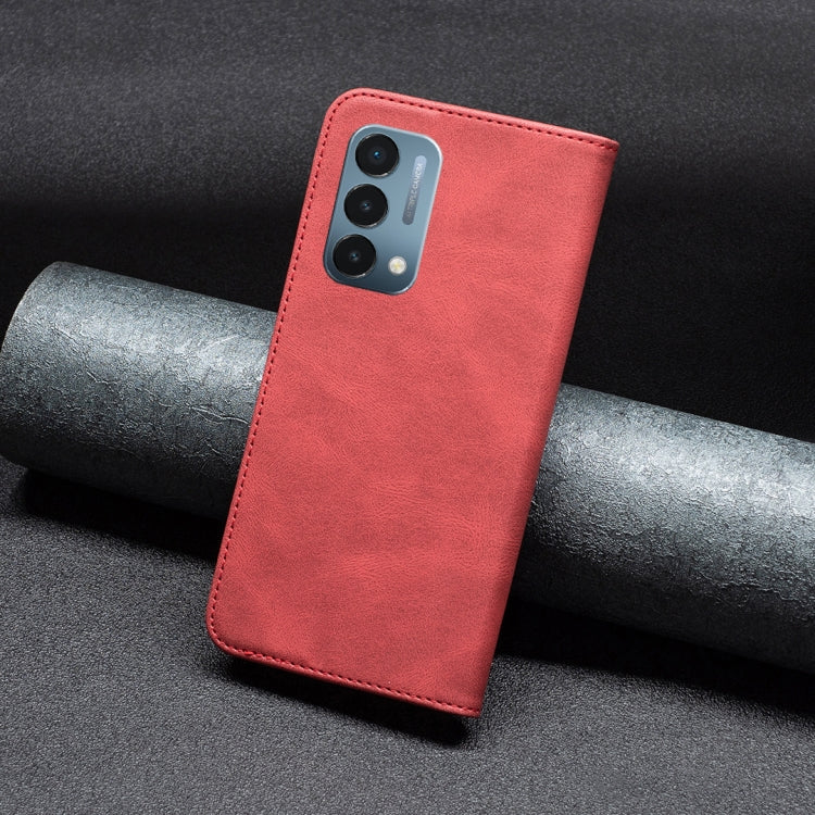 For OnePlus Nord N200 5G Magnetic RFID Blocking Anti-Theft Leather Phone Case