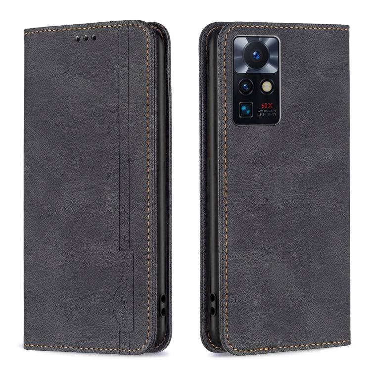 For Infinix Zero X Neo Magnetic RFID Blocking Anti-Theft Leather Phone Case