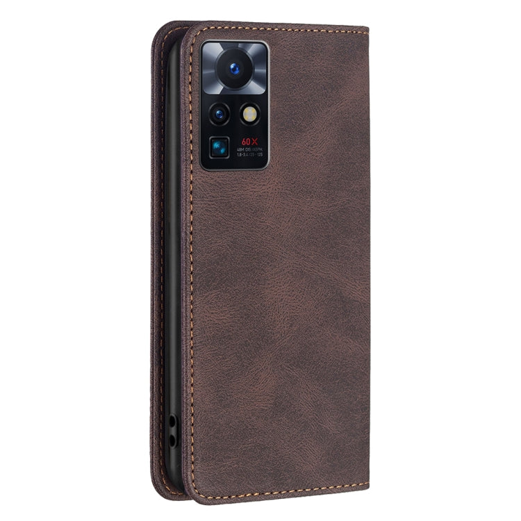 For Infinix Zero X Neo Magnetic RFID Blocking Anti-Theft Leather Phone Case