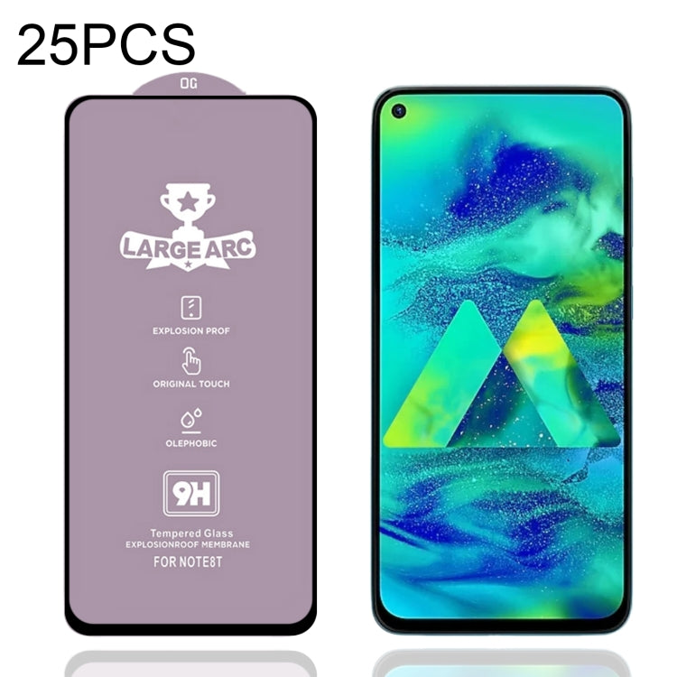 25 PCS 9H HD Alumina Tempered Glass Film For Samsung Galaxy M40s