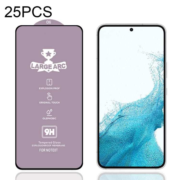 For Samsung Galaxy S22 5G 25pcs 9H HD Alumina Tempered Glass Film