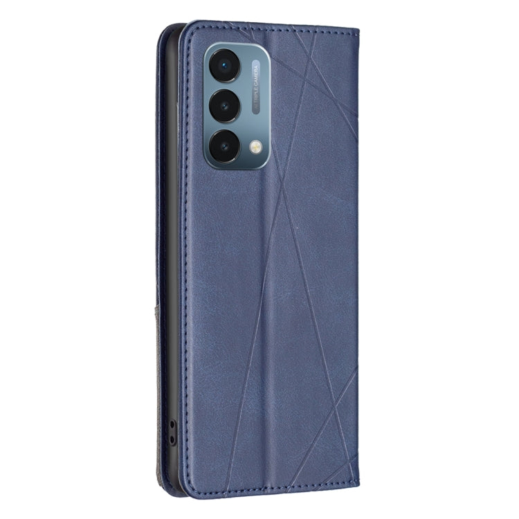 For OnePlus Nord N200 5G Prismatic Invisible Magnetic Leather Phone Case