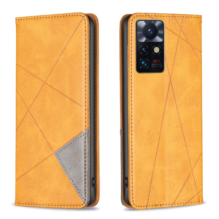 For Infinix Zero X Neo Prismatic Invisible Magnetic Leather Phone Case