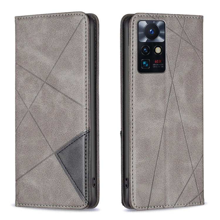 For Infinix Zero X Neo Prismatic Invisible Magnetic Leather Phone Case