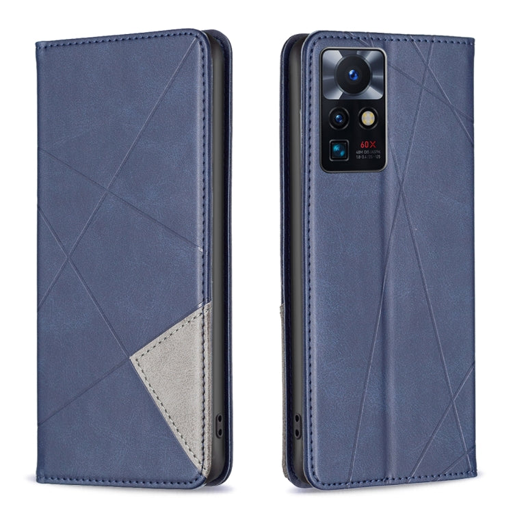 For Infinix Zero X Neo Prismatic Invisible Magnetic Leather Phone Case