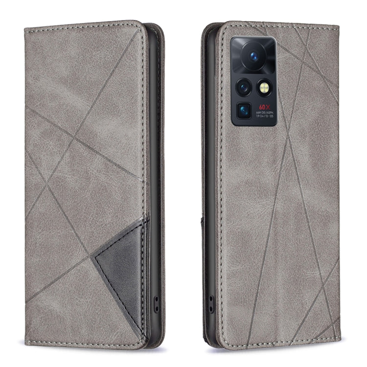 For Infinix Zero X / X Pro Prismatic Invisible Magnetic Leather Phone Case