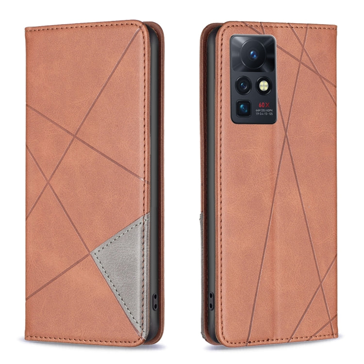 For Infinix Zero X / X Pro Prismatic Invisible Magnetic Leather Phone Case