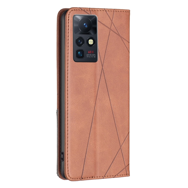 For Infinix Zero X / X Pro Prismatic Invisible Magnetic Leather Phone Case