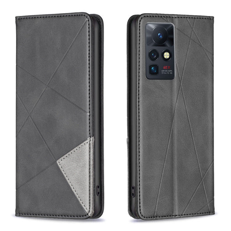 For Infinix Zero X / X Pro Prismatic Invisible Magnetic Leather Phone Case