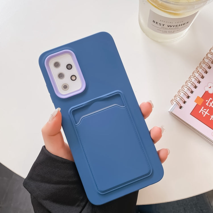For Samsung Galaxy A72 5G / 4G Double Color Card Slot Phone Case