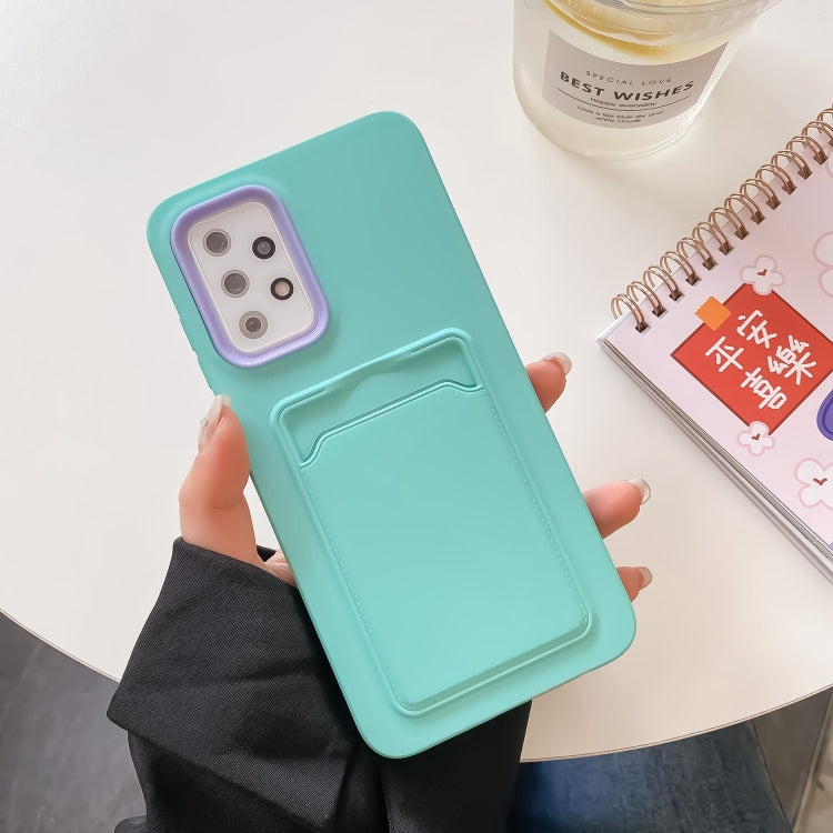 For Samsung Galaxy A72 5G / 4G Double Color Card Slot Phone Case